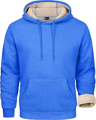 Buy MAGCOMSEN Fleece Jacket Mens Full Zip Sherpa Lined Fleece Sweatshirt  Men Winter Warm Hoodies for Men Heavyweight Fleece Sweatshirts for Men  Black at