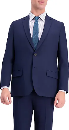 Buy J.M. Haggar mens 4-way Stretch Diamond Weave Classic Fit Suit