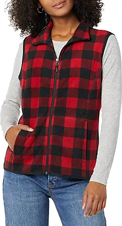 Essentials Women's Classic-Fit Sleeveless Polar Soft Fleece Vest  (Available in Plus Size), Black, XS : : Fashion