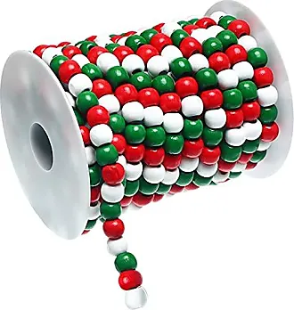 26.2FT Christmas Tree Beads Garland Decor Artificial Plastic