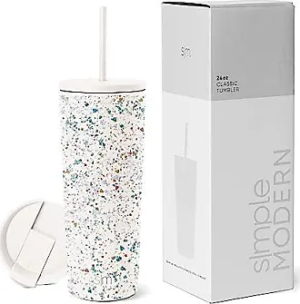  Simple Modern Insulated Tumbler with Lid and Straw, Iced  Coffee Cup Reusable Stainless Steel Water Bottle Travel Mug, Gifts for  Women Men Her Him, Classic Collection, 24oz