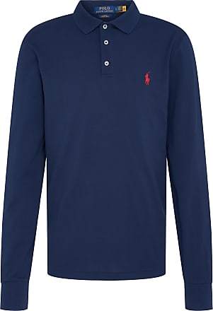 Ralph Lauren Synthetik Custom-Slim-Fit Performance-Polo in Blau für Herren Herren Bekleidung T-Shirts Poloshirts 