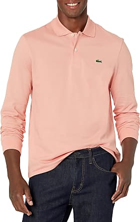 mens pink lacoste shirt
