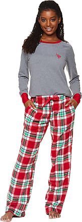 U.S. Polo Assn. Womens Pajamas Set with Pockets - Long Sleeve Shirt and Pajama  Pants Loungewear Set (Heather Gray, Small) : : Clothing, Shoes &  Accessories