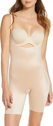 SPANX Everyday Shaping Open-Bust Mid-Thigh Bodysuit Soft Nude