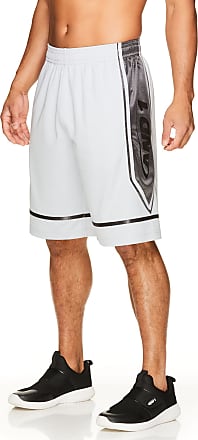 AND1 Mens Basketball Gym & Running Sweat Shorts w/Elastic Drawstring Waistband & Zipper Pockets 