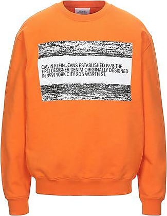 orange calvin klein jumper