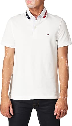 Details about   Tommy Hilfiger Mens CUSTOM FIT MESH LOGO RUGBY POLO SHIRT White Burgundy NEW 