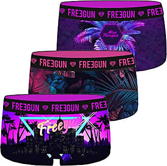 Boxer Shorty Freegun Femme en Microfibre Freegun underwear Assortiment modèles Photos Selon arrivages Multicolore 