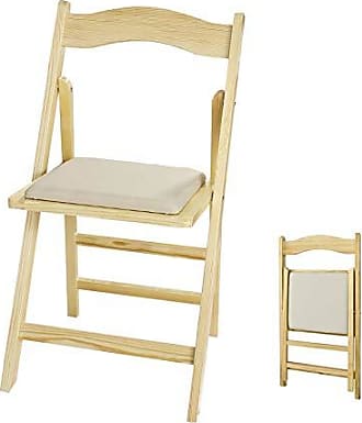 Schreibtischstuhl mit gepolsterter Sitzfläche,weiß,FST06-W SoBuy® Klappstuhl 