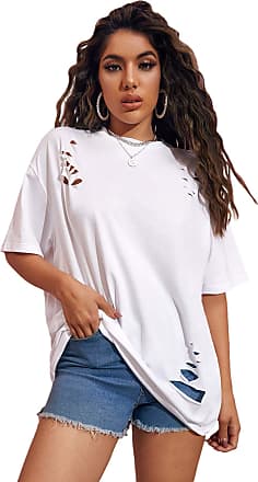 discount 59% WOMEN FASHION Shirts & T-shirts Plumeti SHEIN blouse White S 