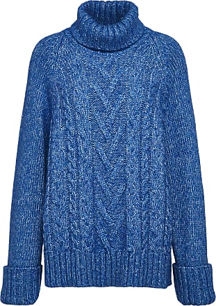 Ganni Baumwolle Rollkragenpullover in Blau Damen Bekleidung Pullover und Strickwaren Rollkragenpullover 