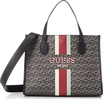  GUESS Silvana 2 Compartment Tote, Black : Clothing, Shoes &  Jewelry