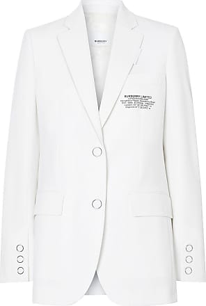 white burberry suit