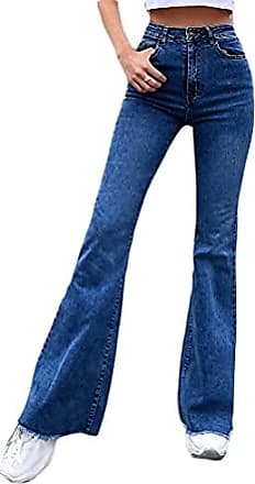 Jean flare à taille haute Taille 24 Place des Tendances Femme Vêtements Pantalons & Jeans Jeans Bootcut jeans 