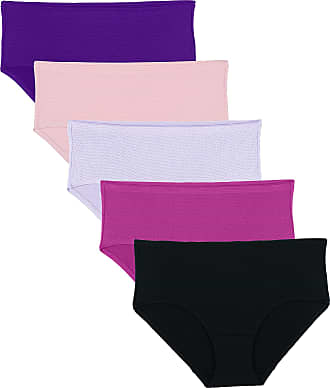 BRIDGET 6 Pack Womens Underwear Full Brief Cotton Womens Stretch Underpants High Rise Briefs Underwear Women S M L XL 6 Pack 3 Colors, XL 