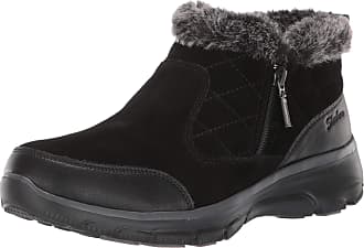 skechers black ankle boots