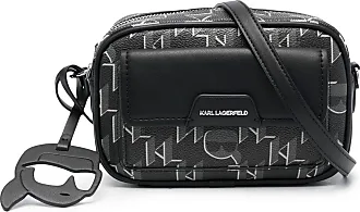 Leather clutch bag Karl Lagerfeld Black in Leather - 30443020