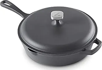 Zakarian Nonstick Cast Iron 11-inch Fry Pan in Grey