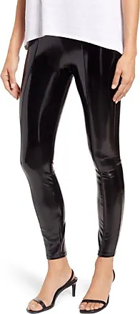 Spanx SPANX Faux Leather Leggings for Women Tummy Control with Side Stripe