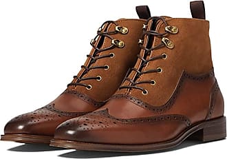 Men's Stacy Adams Faramond Boot Cognac Size 12 #NJBOE-412 