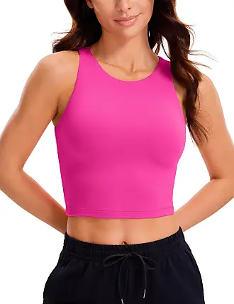 CRZ YOGA Butterluxe Double Lined Tube Tops for Women Basic Bandeau Cropped Tops  Strapless Casual Going Out Crop Top Black XX-Small at  Women's  Clothing store