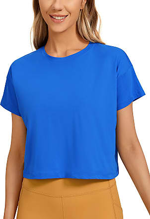 CRZ YOGA Femme Sports T-Shirt Tops Blouse Crop de Yoga Running 