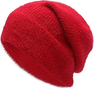 ZLYC Bonnet dhiver souple en tricot pour homme et femme avec doublu