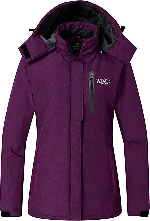  Wantdo Men's Waterproof Mountain Jacket Fleece Windproof Ski  Jacket US M Black M : Clothing, Shoes & Jewelry