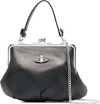 Vivienne Westwood Mini Yasmine Saffiano Leather Crossbody Bag - Black