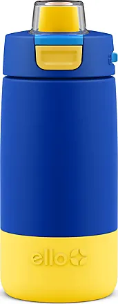 Ello Max Kids Vacuum Insulated Stainless Steel Water Bottle with Silicon  Sleeve, 12 oz, Mint/Purple