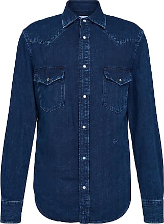 Brian Dales Denim Jeanshemd in Blau für Herren Herren Bekleidung Hemden Freizeithemden und Hemden 