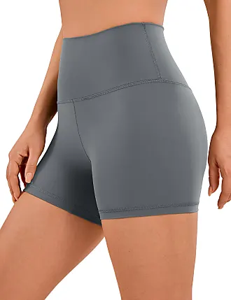 CRZ YOGA Women's Brushed Naked Feeling Workout Shorts 6'' - High Waist  Matte Biker Shorts Athletic Tight Shorts Black XX-Small price in UAE,  UAE