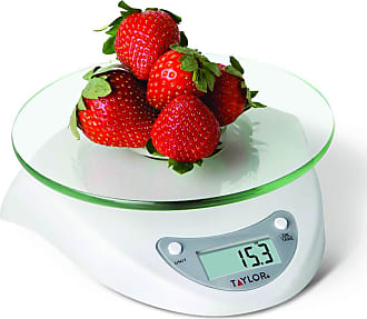 Taylor 22lb Ultra-Precise Digital Stainless Steel Household Kitchen Scale,  One, Silver