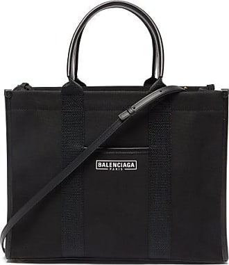 Balenciaga - Cabas Small Canvas Tote Bag - Womens - Black Cream