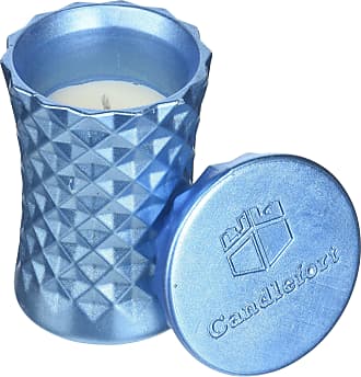 Dark Blue Candellana Candles Candlefort Concrete Candle Scent Poly II for Her