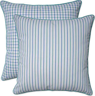 Blue 2 Count Pillow Perfect Outdoor/Indoor Copeland Fiesta Throw Pillows 16.5 x 16.5