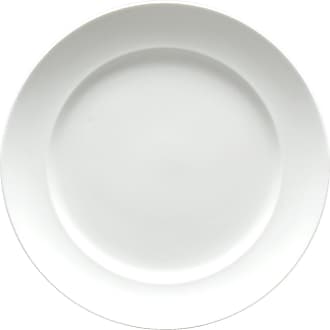 Set of 6 Fortessa Fortaluxe SuperWhite Vitrified China Dinnerware Tavola 10-Inch Square Flat Bottom Plates 
