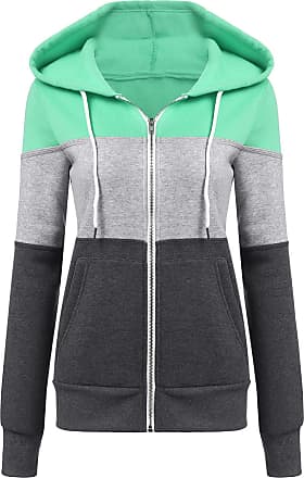 Cenlang Womens Long Sleeve Zip Up Fleece Hoodies Plus Size Casual Sherpa Sweatshirt Winter Warm Fleece Pullover Jacket Outwear Coat with Pockets 
