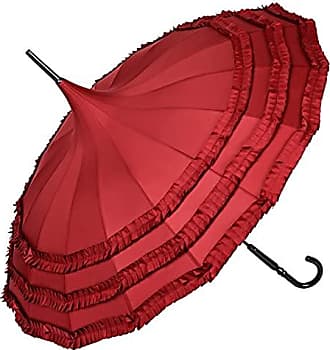 Von LILENFELD® Parapluie de Poche Automatique Ouverture et Fermeture Résistant au Vent Pliant Légèrement Stable Floral Rose 