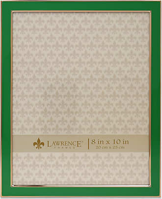 Lawrence Frames Polished Enamel Picture Frame Green 4x6