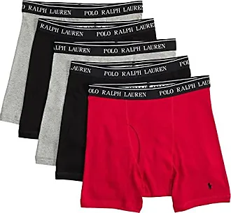 Classic Microfiber Boxer Briefs - 3 Pack Black/Combat Grey/Red S by Polo  Ralph Lauren