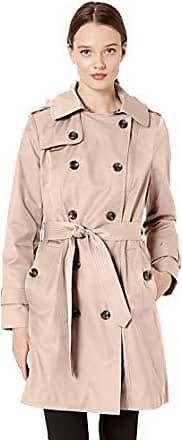 ryan double breasted trench coat with removable hood