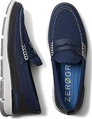 $72 COLE HAAN BOYS VIGOR SLIP ON BLUE SHOES SIZE NEW IN A BOX 