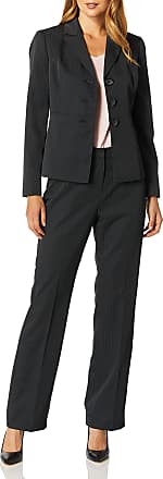 Le Suit Womens 2 Button Peak Lapel Pant Suit 
