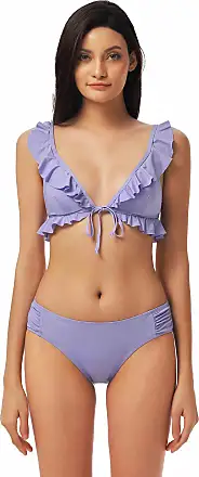 Lucky Brand Summer Lovin Tie Dye Halter Top & Bottom Swimsuit Bikini Set XS