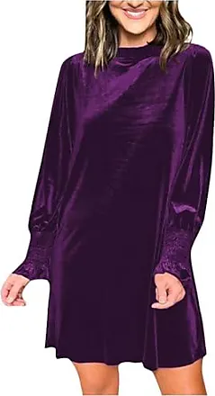 Generic Robe de nuit Sexy en velours pour femmes, Mini robe de