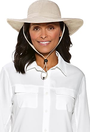 NWT CHANEL Large Brim Floppy Wicker Sun Hat Medium Straw Dark White CC Logo