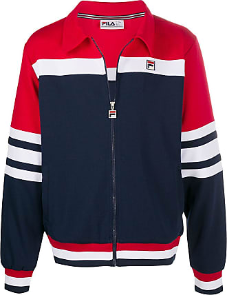 yellow red and blue fila jacket