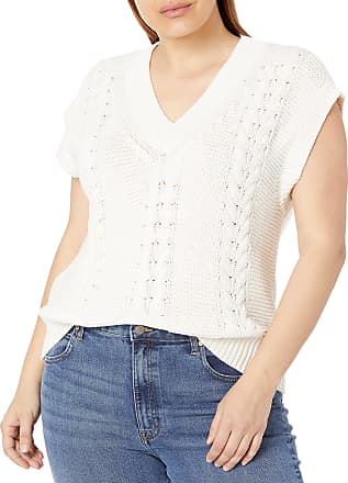 Ramy Brook Synthetic Karla Rib-knit Sleeveless Sweater in White Womens Clothing Jumpers and knitwear Sleeveless jumpers 